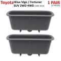 หลุมดึงประตู หลุมมือดึงในประตู ข้างซ้าย+ขวา 2 ชิ้น สีเทา สำหรับ Toyota KUN TGN Hilux Vigo Fortuner SUV 2WD 4WD ปี 2005-2014